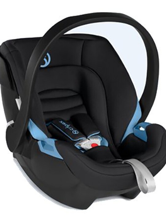 Airo 7 Piece Black Essentials Bundle with Black Aton Car Seat- Black with Rose Gold Frame image number 16